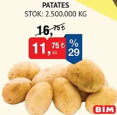 PATATES KG PATATES KG